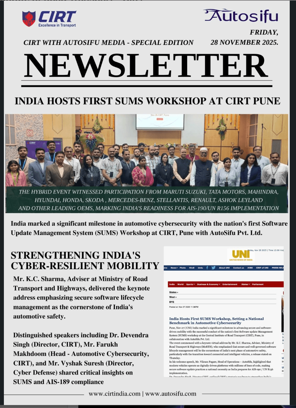 CIRT × AutoSifu newsletter, 28 Nov 2025
